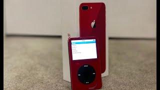 Fully Custom Red And Black iPod Classic 5th Gen 128gb SD Card/Flash Mod Upgrade And Installation!