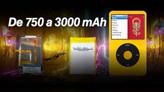 Reemplacé la batería de mi iPod Classic con una batería de automóvil