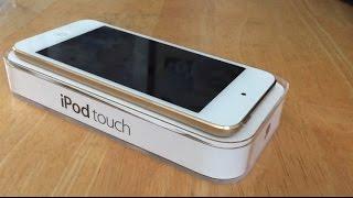 Quick Unboxing Of The New Gold Ipod Touch 6th Generation! 32 gb model