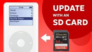 Easy update Ipod Classic 4th Generation with SD Card