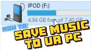 How To Copy Music off of your iPod