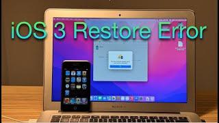 How to Restore an iPod touch 1st Gen in 2025 (Fix iOS 3 iTunes Error)