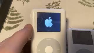 39b Ipod Photo 4th Gen Monochrome v Colour with audiobook discussion and Rockbox b
