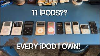iPod Collection! Every iPod I Own