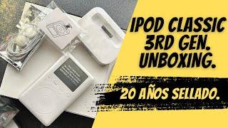 iPod Classic 3rd Generation 2003 en 2023 tras de 20 años sellado Unboxing????????