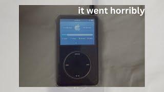i made a black 7th gen ipod