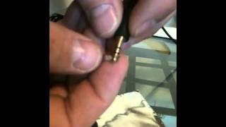 1st step and easiest way to fix an iPod headphone jack