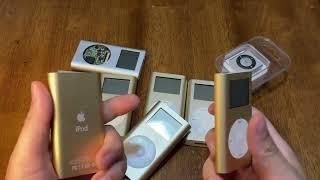 Gold iPod mini collection